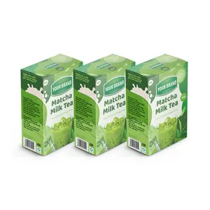 100% Natural Instant Matcha 3In1 Powder Rich Aroma Tea Customized Packaging Style Private Label Instant Tea