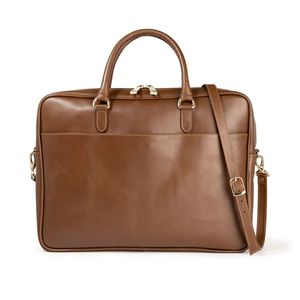 Bolso Mensajero de Cuero de Lujo para Portátil, para Ejecutivos, con Cierres Resistentes y Diseño de Correa de Hombro Cómoda - Product Image 6
