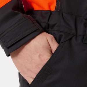 Combinaison de travail haute visibilité pour hommes, orange, réfléchissante, en polyester, uniforme - Product Image 4