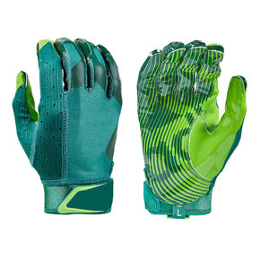 Gants de football américain en cuir de qualité professionnelle, offrant une adhérence avancée, un soutien confortable et une performance de préhension améliorée. - Product Image 1
