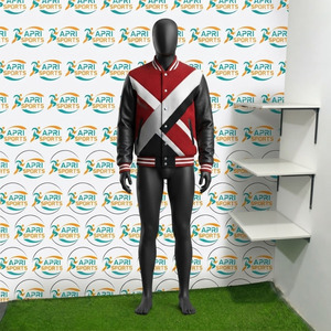 Vestes de baseball à manches longues pour hommes, style varsity, pour vêtements de mode d'extérieur, fabrication directe en usine, vente directe. - Product Image 2