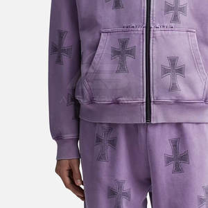 ชุดวอร์มผู้ชายดีไซน์ล่าสุด แห้งเร็ว เนื้อผ้านุ่มสบาย คุณภาพสูง ประดับด้วยคริสตัล - Product Image 6