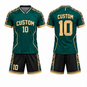 Vente en gros de maillots de football d'équipe nationale 100% polyester, ensemble de maillots de football par sublimation, uniforme de football personnalisé pour hommes, short à séchage rapide - Product Image 1