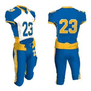 Maillots de football américain personnalisés imprimés respirants 2024, uniformes/vêtements de football haut de gamme, 100% polyester - Product Image 1