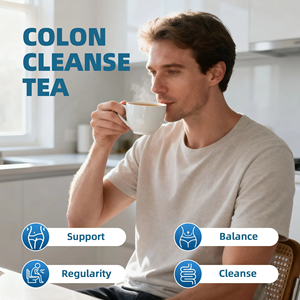 ชาสมุนไพร OEM ODM พร้อมส่ง ช่วยดูแลลำไส้ ด้วยใบมะรุม ใบบัว และเมล็ดขี้เหล็ก บำรุงสุขภาพทางเดินอาหาร บรรจุ 14 ซอง - Product Image 4