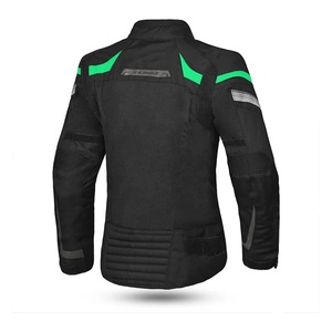Veste de moto pour femmes à manches longues, 5 Sports, couleur noire et verte, coupe-vent, imperméable, anti-UV, vêtements de course - Product Image 2