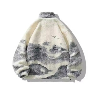 High Quality Bulk Custom Logo Oversized Winter Polar Sherpa Sport <b>Cycling</b> Hunting Fleece <b>Jacket</b> for <b>Men</b> Oversized <b>Jacket</b> - Product Image 2