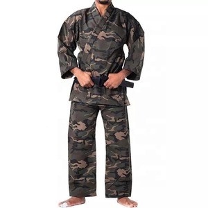 ODM Karate Gi Set Camouflaged Print Lightweight Durable <b>Stitch</b> Comfortable Wear Karate Uniform - Product Image 3