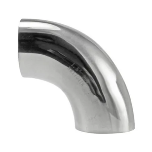 Codo de Acero Inoxidable Pulido de 50 mm, Grado Sanitario, Soldado, Curva Igual para Líneas de Agua y Gas - Product Image 6