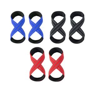 Nouveauté : Sangles de musculation en caoutchouc sur mesure en forme de 8 pour la gym et l'entraînement de force – Portables, à élasticité modérée, unisexe - Product Image 2