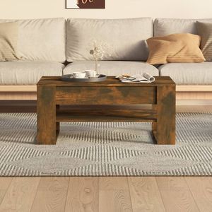 Tavolino da caffè in legno ingegnerizzato di rovere fumé medio - Product Image 5