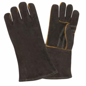 Gants de sécurité en cuir de vachette pleine fleur renforcé de haute qualité, avec pouce droit, résistants à la chaleur et ignifuges - Product Image 1