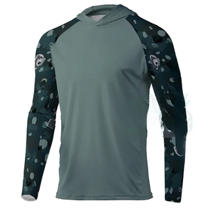 Sudadera con Capucha de Pesca para Hombre, Personalizada al por Mayor, Sublimada, Talla Grande, de Poliéster, Manga Larga, Secado Rápido, Transpirable, UPF 50 UV - Product Image 3