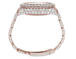 นาฬิกา BOJ R.O.L.E.X.033 ตัวเลขโรมัน ประดับเพชรโมอิสซาไนต์เต็มเรือน หรูหรา แฟชั่น ควอตซ์ อนาล็อก สายเหล็ก 41 มม. กันน้ำ 3 บาร์ สไตล์ฮิปฮอป สำหรับผู้ชาย - Product Image 5