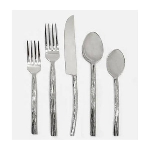 Ensemble de couverts en acier inoxydable argenté de haute qualité, poli miroir, style traditionnel, pour la maison, l'hôtel, le restaurant et les cadeaux de mariage - Product Image 2