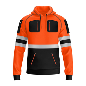Nueva Sudadera de Seguridad Reflectante de Alta Visibilidad con Logotipo Personalizado, Impermeable, Resistente al Viento y Transpirable, Ropa de Trabajo para Invierno - Product Image 1
