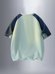 T-shirts graphiques surdimensionnés imprimés délavés à l'acide, style vintage streetwear, en coton de haute qualité, pour hommes, décontractés - Product Image 2