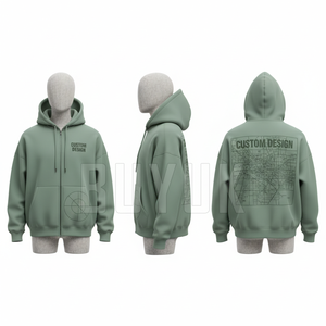 Sudadera con Capucha Negra de Diseño Personalizado para Hombre, Tejido de Algodón, Corte Casual, Bolsillo Delantero, Estampado por Transferencia Térmica, Ropa de Otoño - Product Image 5