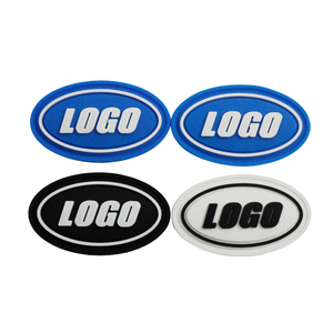 Patch décoratif en caoutchouc souple en PVC pour vestes, casquettes, sacs à dos, chaussures, vêtements de sport, uniformes, vêtements, logo 3D en relief, léger - Product Image 6