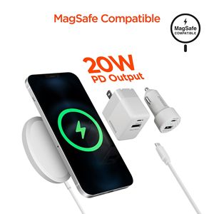 Chargeur mural/de voiture USB-C PD 20W avec chargeur de voiture 12W - Product Image 6