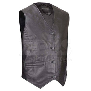 Chaleco de Cuero para Hombre a Precio Razonable, Talla Adulto, Buena Calidad, 100% Cuero, Chaleco de Moda - Product Image 3
