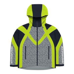 Conjuntos de Chaqueta y Pantalones Deportivos Vintage Personalizados al por Mayor, Ropa Deportiva de Nailon Reflectante para Entrenamiento, Traje Deportivo Cortavientos - Product Image 2