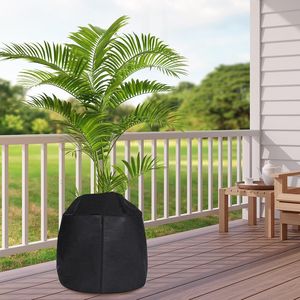 2 pièces de protection pour pot de plante d'hiver anti-gel avec cordon de serrage et fermeture éclair pour la protection des pots de pépinière - Product Image 3