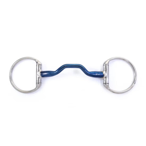 บิตม้าคุณภาพพรีเมียม บิตแบบ Snaffle พร้อมเชิงกรอบ/ที่รองแก้ม สำหรับขี่ม้า ทำจากสแตนเลสสตีล บิตแบบอังกฤษ - Product Image 4