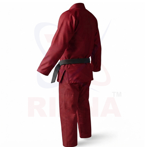 OEM Unisex Karate Uniforms 240g 100% Polyester Lightweight Breathable Windproof Anti-Bacterial Eco-Friendly Durable High - Product Image 3