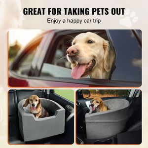 Trasportino per Animali Domestici Impermeabile con Sedile Rialzato per Cani, Tasca Portaoggetti e Imbottitura in Spugna - Product Image 6