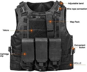 Chaleco Táctico de Nailon Personalizado, Ligero, de Liberación Rápida, para Entrenamiento Táctico en Campo, Protección Corporal para Deportes de Tiro al Aire Libre - Product Image 2