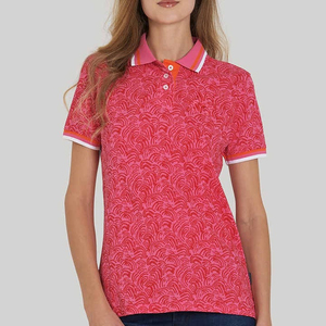 REBA SPORTS IMPEX Camiseta de Manga Corta para Mujer, Color Morado, Tejido de Punto, Transpirable, Poliéster, Secado Rápido, Ropa Casual - Product Image 1