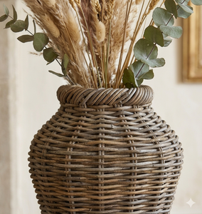 Cesta de toalla de ratán Natural para la colada, para la casa - Product Image 3