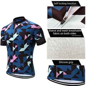 Ensemble de maillots de cyclisme unisexes pour adultes de haute qualité, vêtements de sport confortables et respirants, 100% polyester avec logo et designs personnalisés - Product Image 5