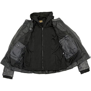 Chaqueta de Motociclista Casual de Cuero Negro Premium para Mujer SAMROZ SPORTS - Product Image 3