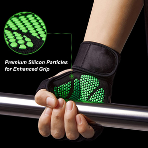 Gants de musculation antidérapants unisexes avec logo personnalisé pour la protection des paumes et des poignets, pour le sport, la remise en forme et les exercices en salle de sport - Product Image 5