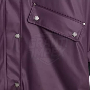 Pakistan Manufacture Hot Sale Hooded Eco-Friendly Breathable <b>Men's</b> Overcoat <b>Rain</b> <b>Coat</b> Customized Your Own Design Soft Touch - Product Image 3