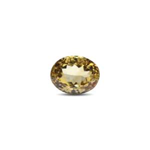 Natural Citrine Cat's Eye Loose Gemstone 6.55 Carat Excellent Cut Certified Wholesale Yellow - Product Image 1