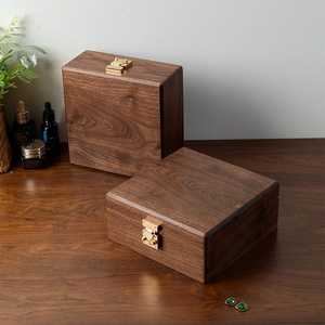 Modern Wooden Jewelry Box Multi Compartment Jewelry Organizer Tray <b>Stackable</b> <b>Storage</b> Box for Accessories and Gift Packaging - Product Image 2