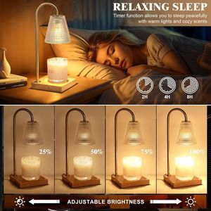 Lampada Scaldacera Vintage con Timer e Dimmer, Regalo di Compleanno o di Inaugurazione Casa per Donne, Mamme, Sorelle, Decorazione per la Casa - Product Image 5