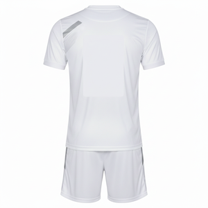 ชุดฟุตบอลเด็กพร้อมกางเกงขาสั้น แอคทีฟ ฟิวชั่น ชุดสองชิ้น ชุดฝึกซ้อมฟุตบอล แห้งเร็ว ชุดกีฬา รับผลิตตามแบบ OEM - Product Image 2
