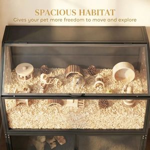 Gabbia di Lusso in Acciaio Inossidabile per Animali Domestici con Motivo Personalizzato per Razze Piccole, Medie e Grandi per Allevamento e Alloggio Interno - Product Image 6