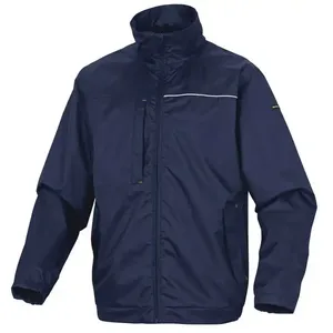 Chaqueta Parka Bomber Larga Reflectante Personalizada para Hombre, Chaleco de Seguridad para el Trabajo, con Cuello Alto y Diseño Impermeable con Capucha - Product Image 1