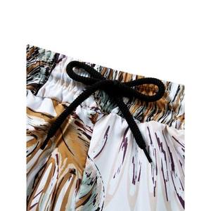 Shorts de malla sublimados de alta calidad, 100% poliéster, para hombre, con logo personalizado, shorts de playa casuales de malla sublimada. - Product Image 5