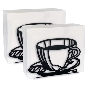 Porta pañuelos metálico para el hogar, soporte de servilletas de pie para mesa de cocina - Product Image 5
