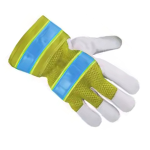 Gants de sécurité en cuir industriels, logo personnalisé, OEM, ODM, cuir de vachette de qualité supérieure, gants de travail robustes, fabricant d'usine - Product Image 6