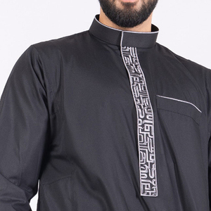 New 2026 Custom <b>Men's</b> Robe Islamic Saudi Arabian Design Long <b>Thobe</b> Clothing for Adults Plus Size Muslim <b>Thobe</b>/Jubba for Sale - Product Image 5