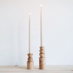 Natural Wood Candle Holder Handmade Decorative <b>Stand</b> for <b>Tea</b> Light Candles Home and Office Decoration - Product Image 5