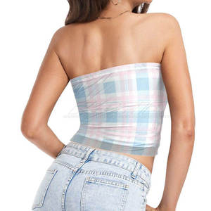 Top Bandeau sin Tirantes, Básico, para Uso Casual, Deportes, Gimnasio, Top sin Costuras para Entrenamiento - Product Image 2