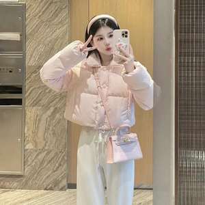 Unique Design <b>Ladies</b> Fashion Safari <b>Jacket</b> Corduroy Plaid Waterproof Double Breasted Button Winter Coat - Product Image 5